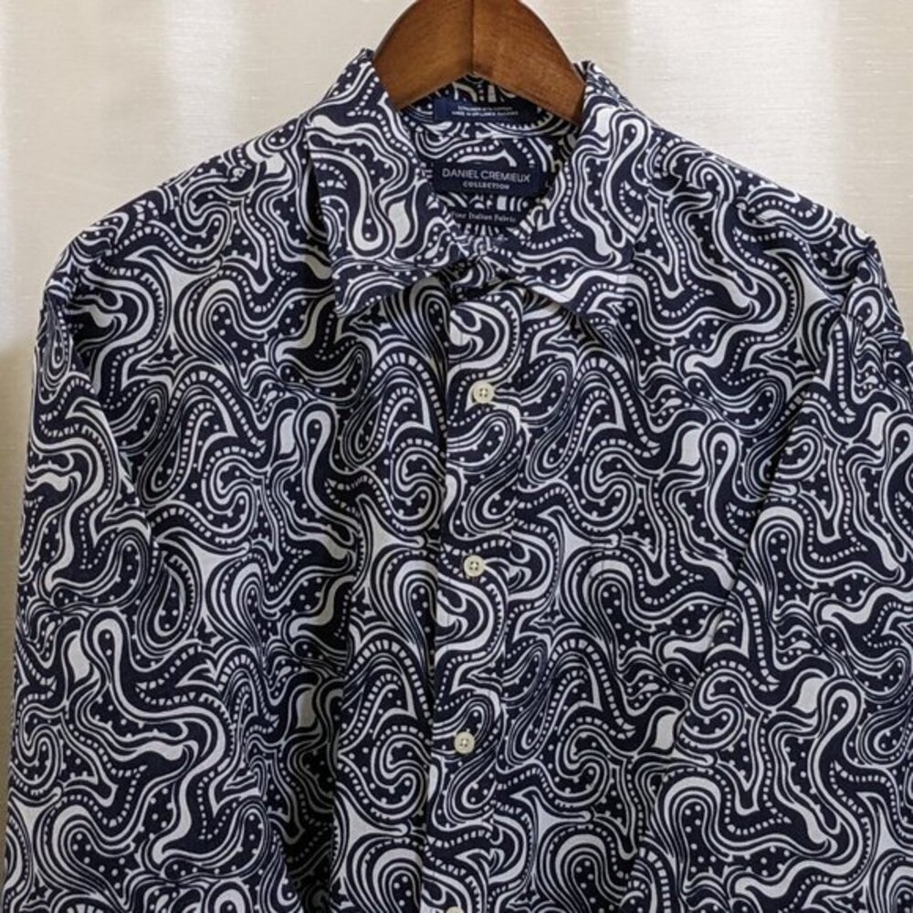 Daniel Cremieux Cotton/Linen Dress Shirt‎ - Sz L